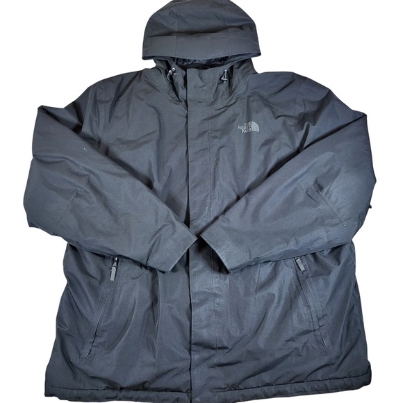 The North Face Mens XXL DryVent Black Hooded Rain Jacket Coat - Picture 1 of 12